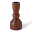Thread Office Walnut Candle Holder - Tall