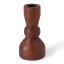 Thread Office Walnut Candle Holder - Short
