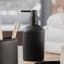 Thread Office Matte Black Soap Dispenser
