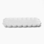 Thread Office Long Marble Scallop Decorative Tray