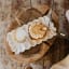 Thread Office Long Marble Scallop Decorative Tray