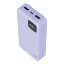 Snug 20000mAh Square Digital Display PD Power Bank - Lavender angle