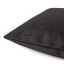 Thread Office Midnight Black Grounded Scatter Cushion with Feather Blend Inner, 60cm x 60cm close up