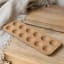 KitchenCraft Idilica Cork Egg Tray, 12-Eggs on the table