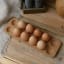 KitchenCraft Idilica Cork Egg Tray, 12-Eggs with eggs