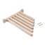 KitchenCraft Idilica Beechwood 6-Rail Wall Rack