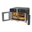 DNA Dual Airfryer Oven angle with food