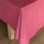 Linen House Revana Chambray Red Tablecloth detail