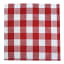 Linen House Revana Check Napkins, Set of 4 - Red angle