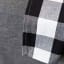 Linen House Revana Check Napkins, Set of 4 - Black detail