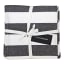 Linen House Revana Stripe Napkins, Set of 4 - Black