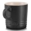 Le Creuset Stoneware Cappuccino Mug, 200ml - Matt Black