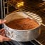 MasterClass Recycled Aluminium Springform Cake Tin, 20cm with a baked cake