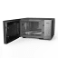 Russell Hobbs Electronic Black Mirror Microwave, 30L angle