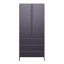 Popstrukt Bon Bon Double Locker - Carbon Grey angle