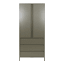 Popstrukt Bon Bon Double Locker - Moss Grey angle