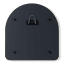 Umbra Hubba Arched Mirror - Metallic Titanium Back View 