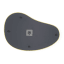 Umbra Hubba Pebble Mirror - Brass Back View 
