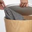 Umbra Woodrow Storage Stool - White & Natural detail