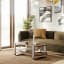 Umbra Bellwood Coffee Table - Walnut In a Living Room Setting 