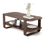 Umbra Bellwood Coffee Table - Walnut With Products 