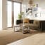 Umbra Bellwood Coffee Table - Walnut In a Living Room Setting 