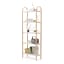 Umbra Bellwood 5 Tier Freestand Shelf - White & Natural With Products on the Shelves 