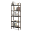 Umbra Bellwood 5 Tier Freestand Shelf - Black & Walnut With Product On The Shelves 