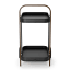 Umbra Bellwood Serving Cart - Black & Walnut Back View 