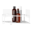 Umbra Cubiko Corner Bin, Set of 2 - White Detail with Products 
