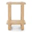 Umbra Bellwood Side Table - Natural Front View 