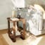Umbra Bellwood Side Table - Walnut In A Living Room Setting 