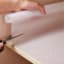 Creative Cooking Fridge Liner Roll on a shelf