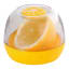 Creative Cooking Citrus Saver angle with a lemon