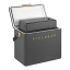 Fieldbar Gin Trunk - Oyster Grey showing scale with a 10L Fieldbar cooler box