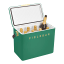 Fieldbar Gin Trunk - Parisian Green with 8 bottles of champagne