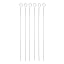 MasterClass Stainless Steel Flat Sided Skewers, Set of 6 angle