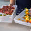 MasterClass Marinade Tray with Lid with marinated meat