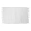 Amelia Jackson White Fluffy Bath Mat, 60cm x 100