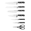 Wolstead Calibre Knife Block Set, 8-Piece detail of the set