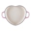 Le Creuset Signature Cast Iron Shallow Heart Casserole, 20cm - Berry angle