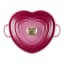 Le Creuset Signature Cast Iron Shallow Heart Casserole, 20cm - Berry