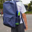 Contigo Swish Autoseal Tritan Bottle, 500ml - Cobalt in a backpack 