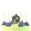 PME Harry Potter Houses Candles, Set of 7 - Hufflepuff detail