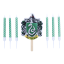 PME Harry Potter Houses Candles, Set of 7 - Slytherin