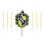 PME Harry Potter Houses Candles, Set of 7 - Hufflepuff