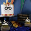 PME Harry Potter Fondant & Cookie Cutter, Harry's Glasses & Scar - Small on the table with a cake