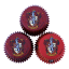 PME Harry Potter Houses Cupcake Cases, Pack of 30 - Gryffindor angle