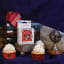 PME Harry Potter Houses Cupcake Cases, Pack of 30 - Gryffindor on the table