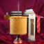 PME Harry Potter Character Wand Candle - Hermione on the cake